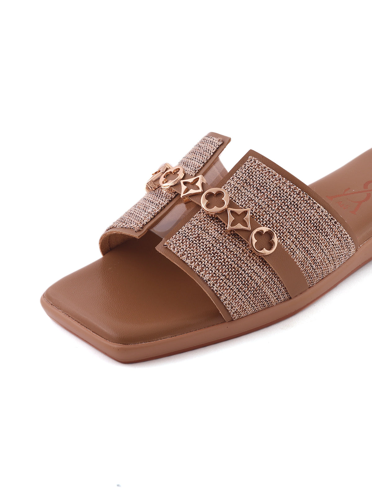 Jute Textured Flats
