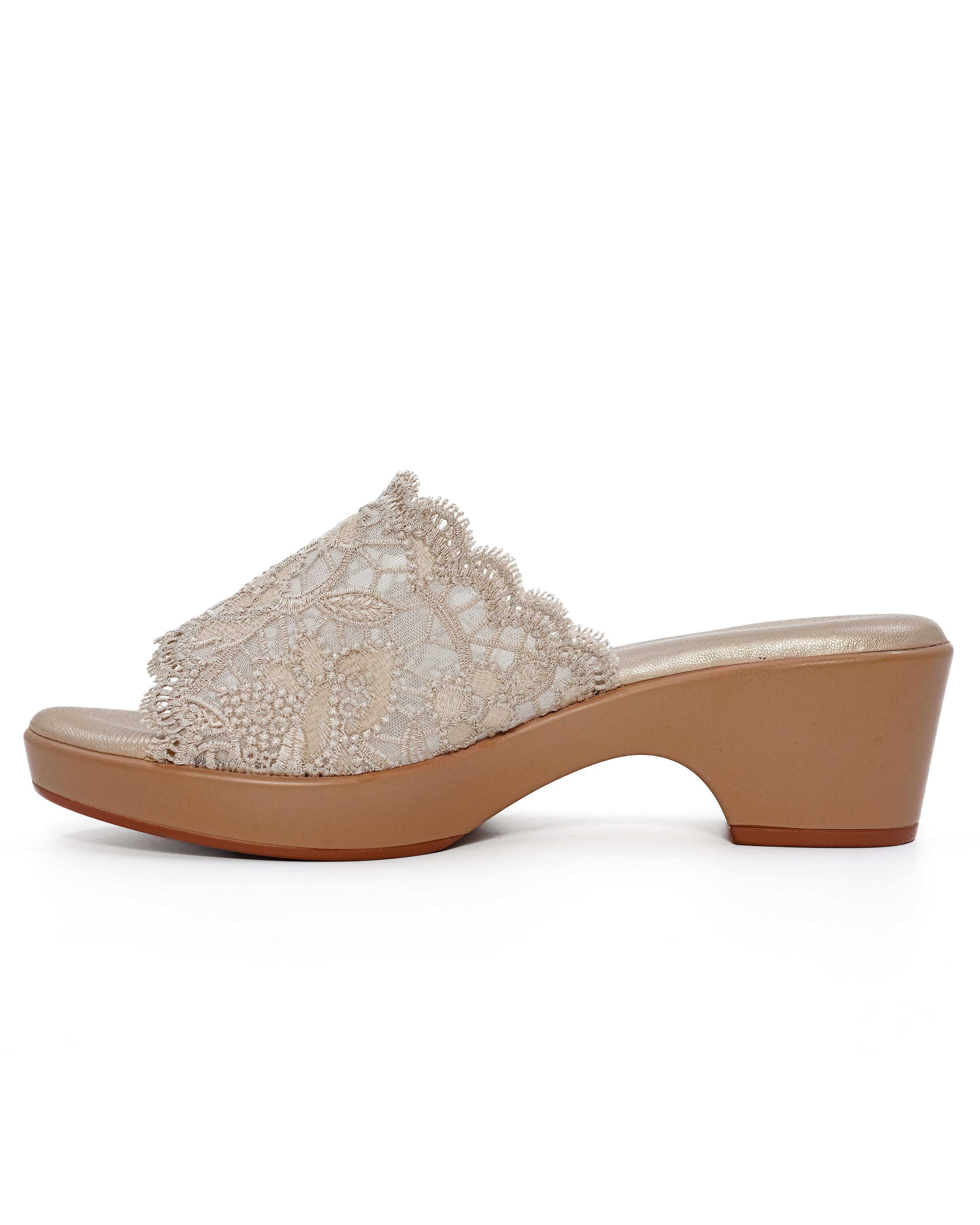 Lace Detail Wedges