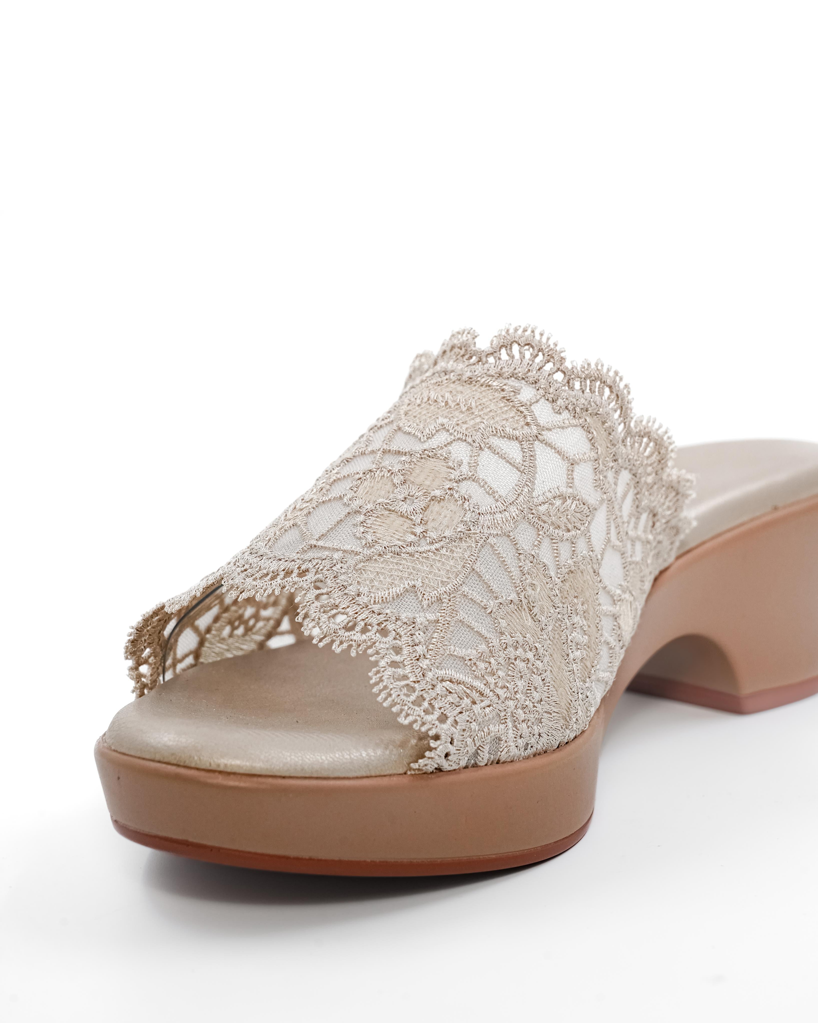 Lace Detail Wedges