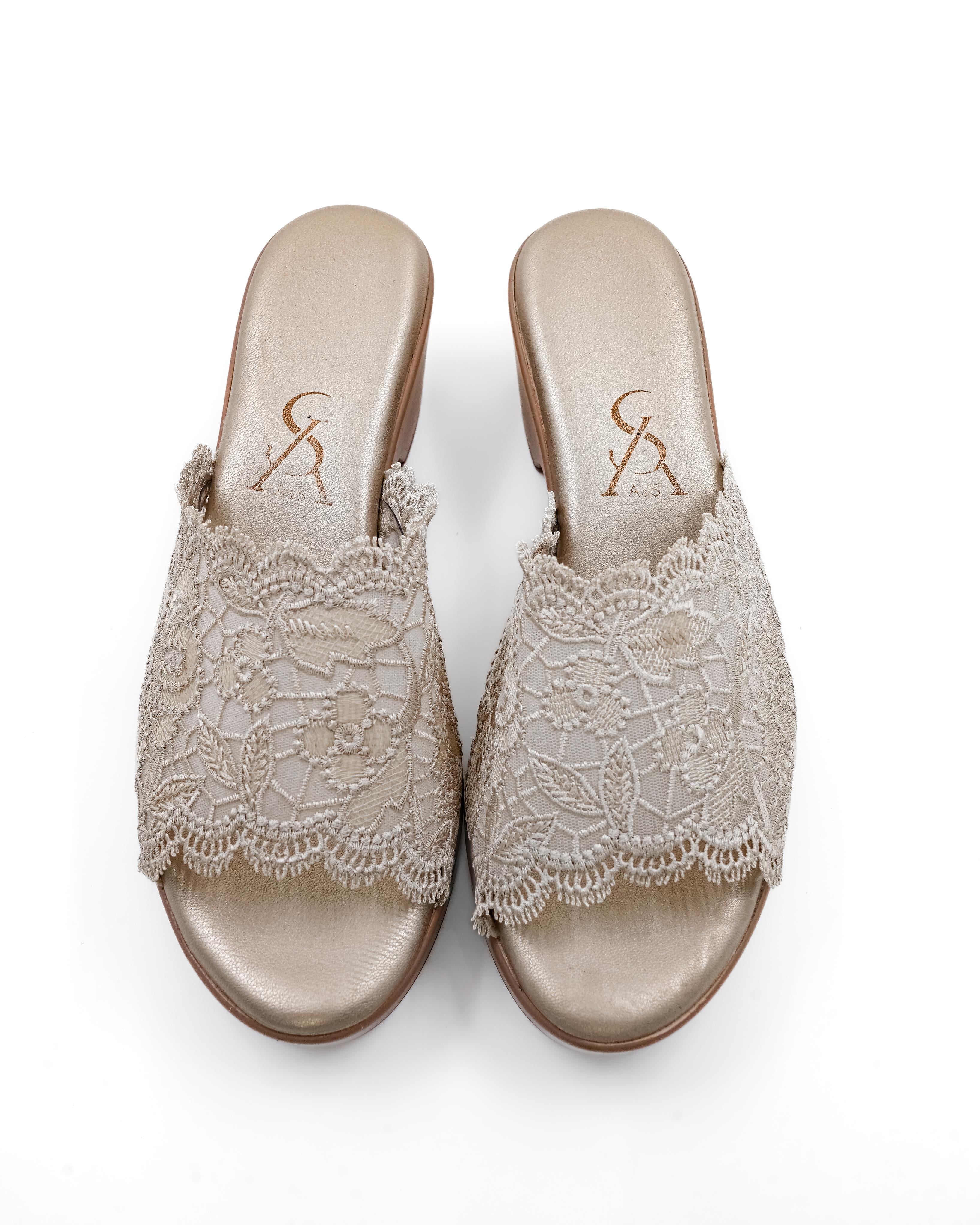 Lace Detail Wedges