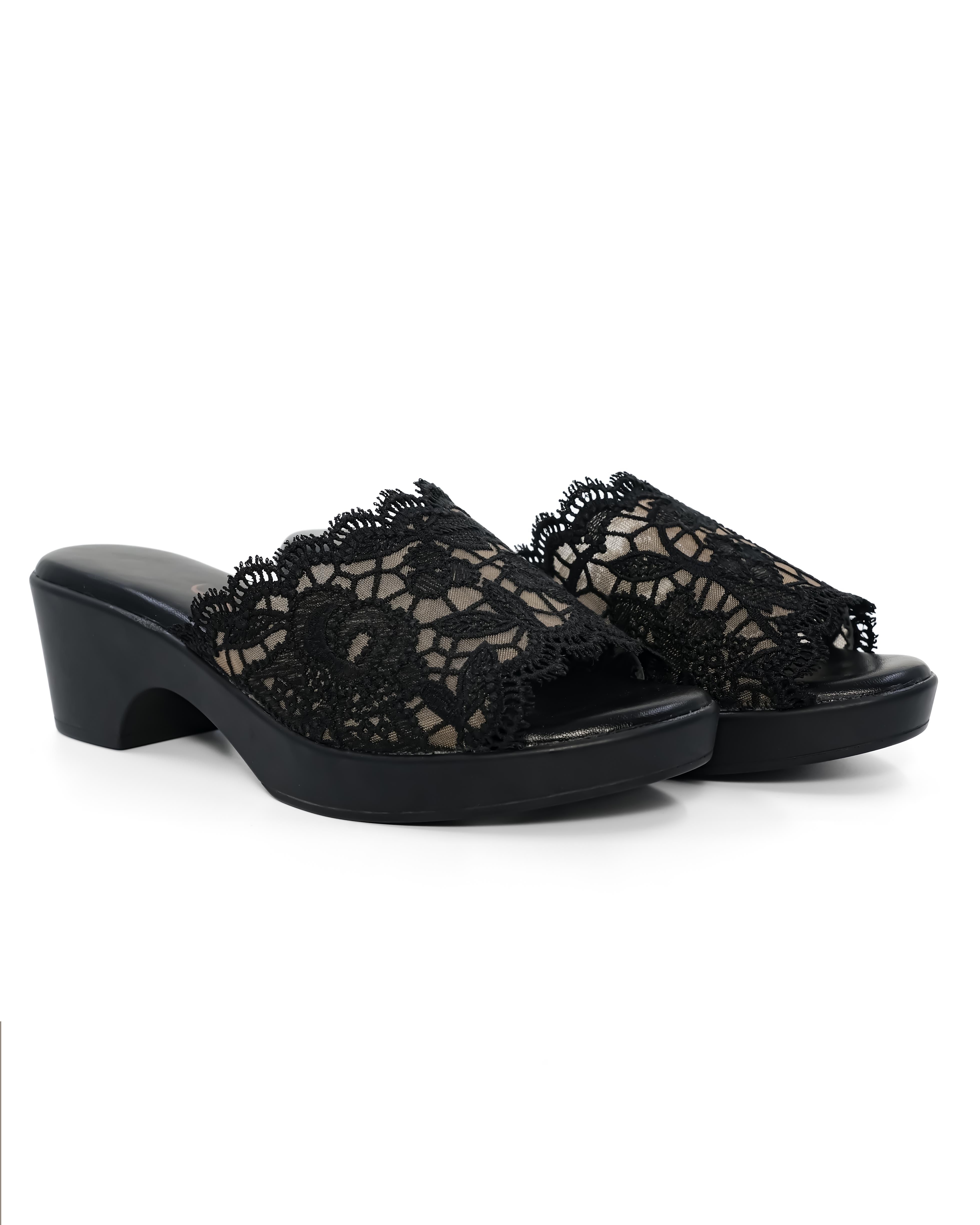 Lace Detail Wedges