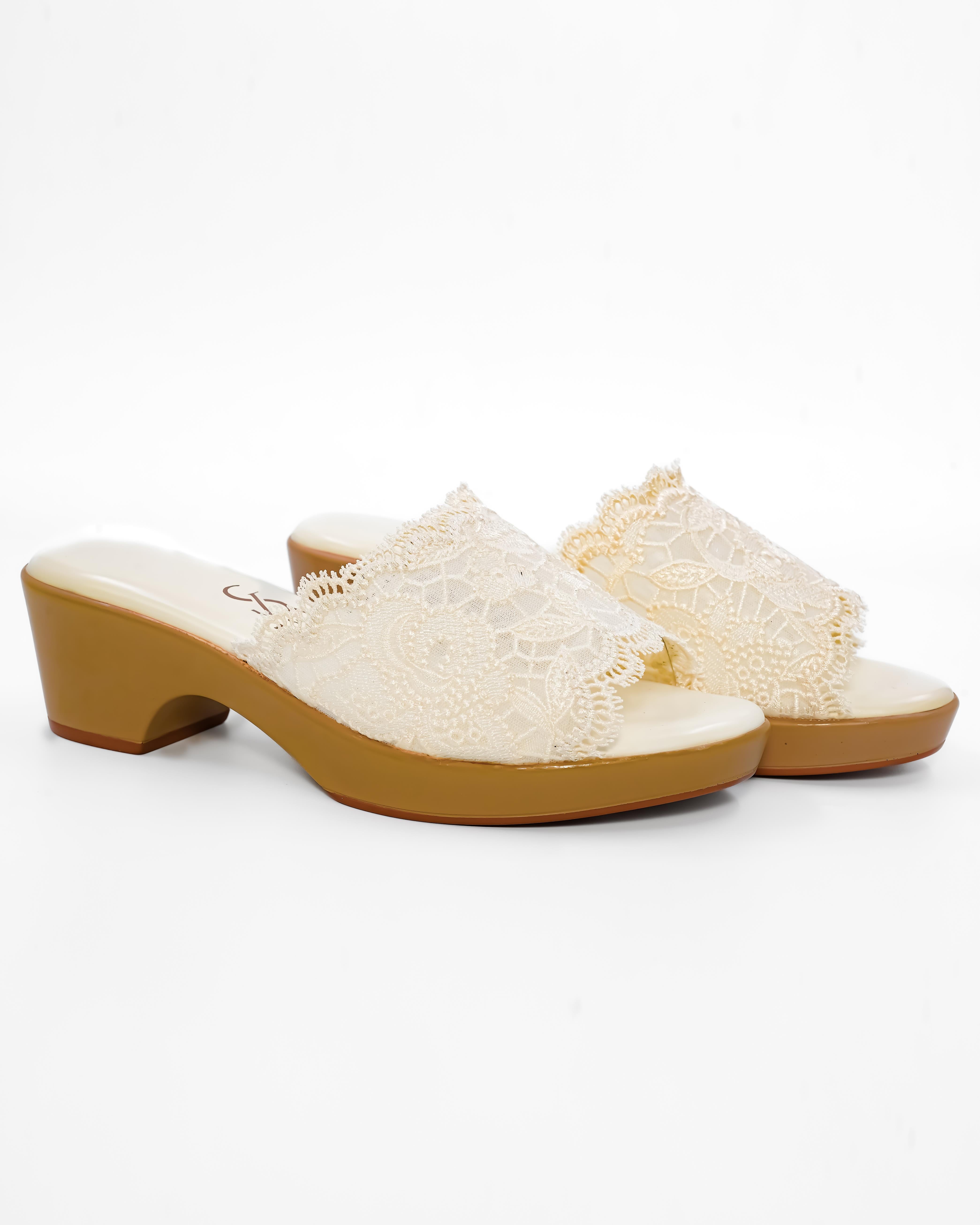 Lace Detail Wedges
