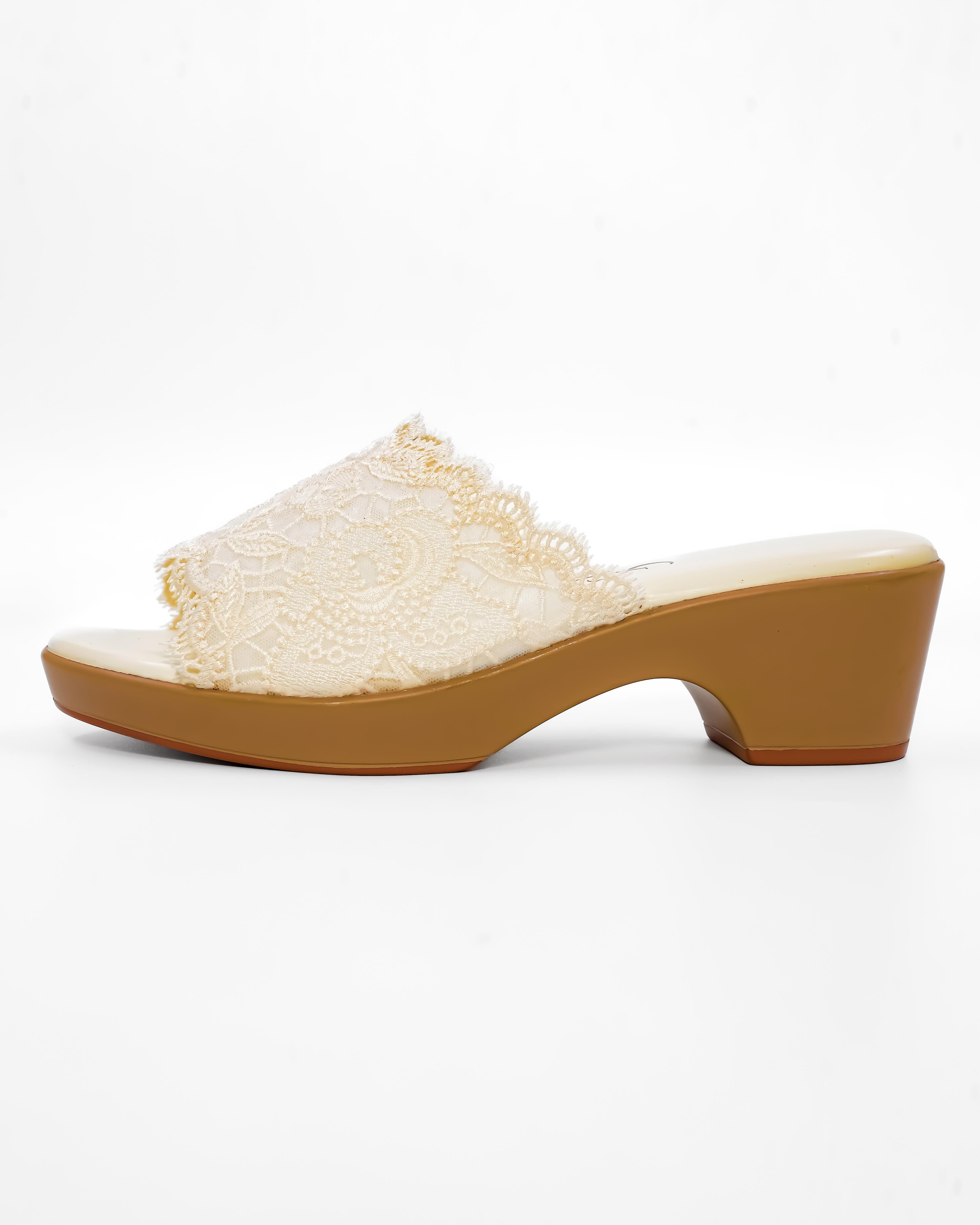 Lace Detail Wedges