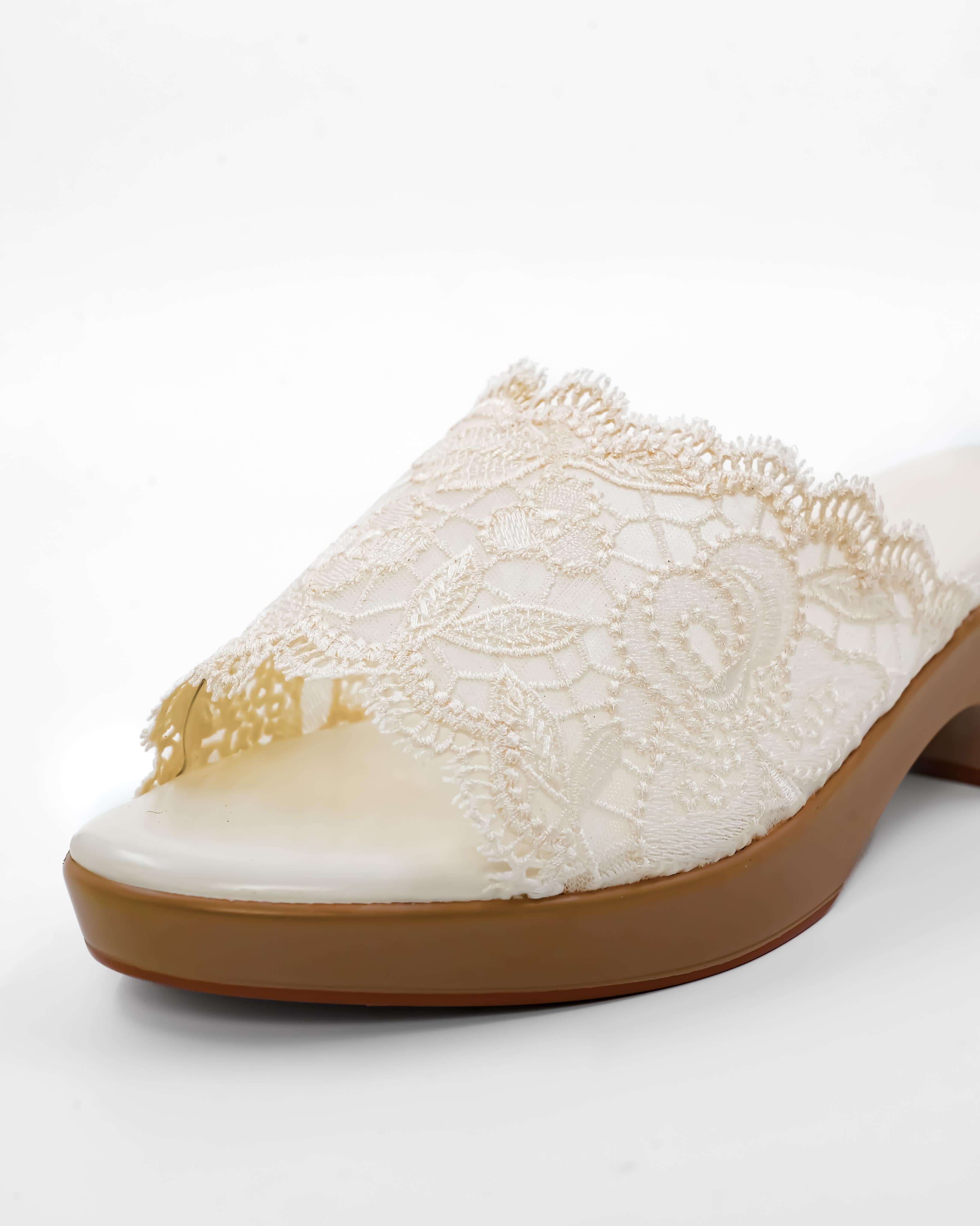 Lace Detail Wedges