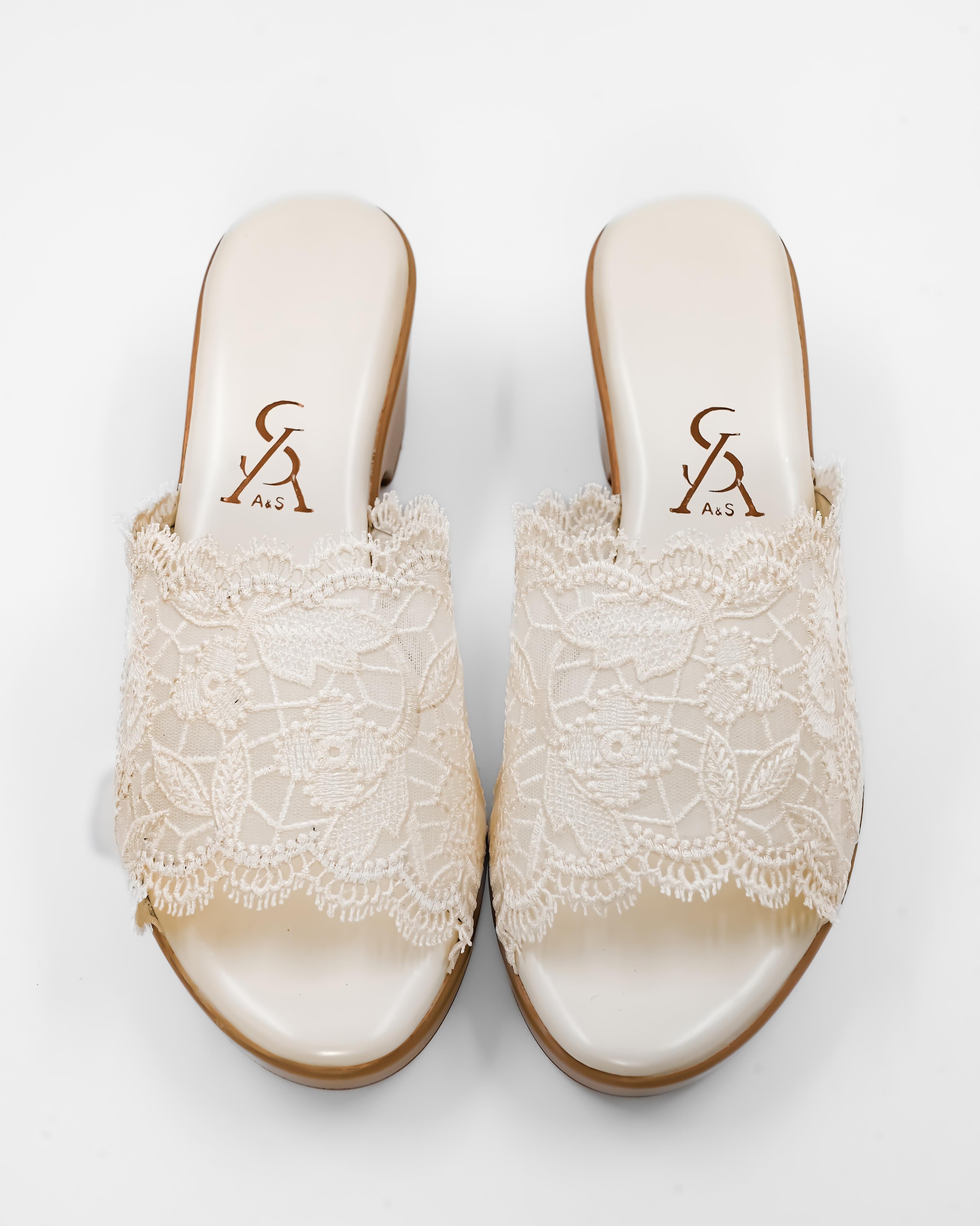 Lace Detail Wedges