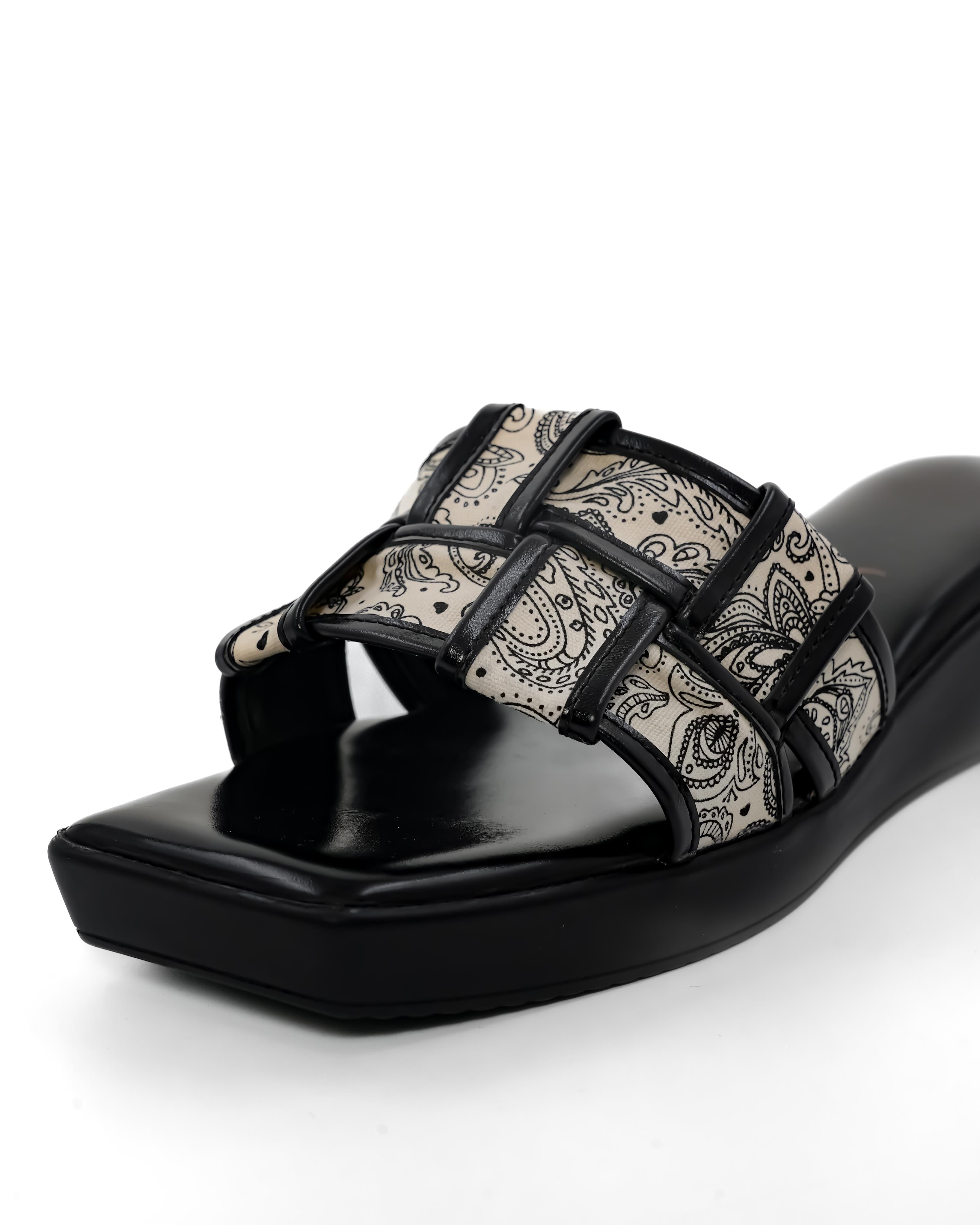 Printed Cutout Wedges
