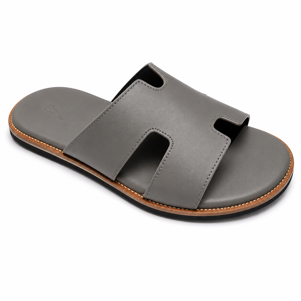 H cutout mens flats