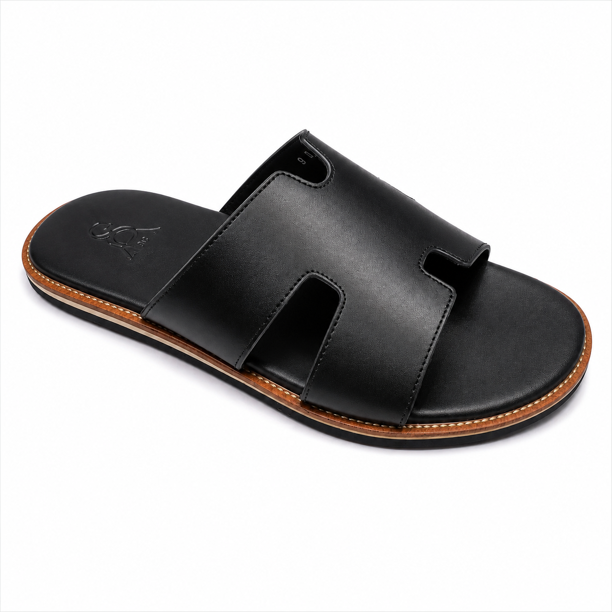 H cutout mens flats