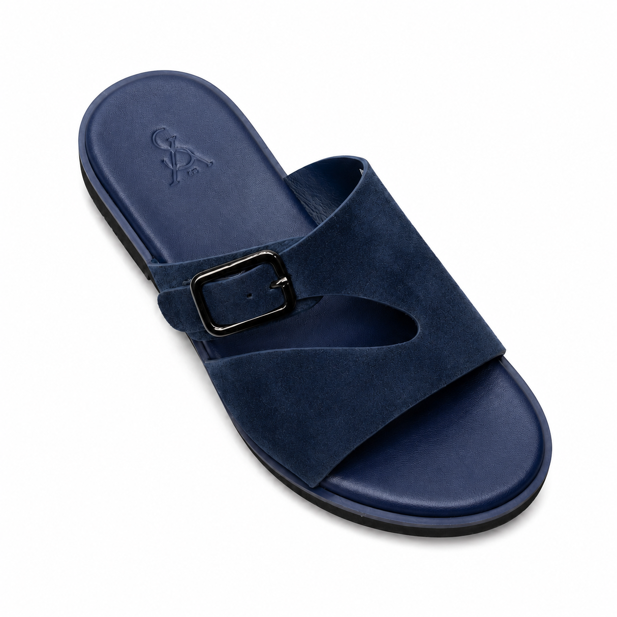 Buckle detail men flats