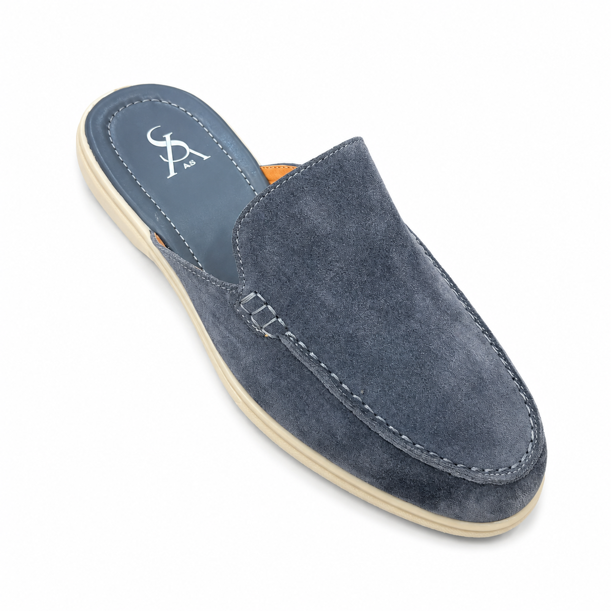 Suede mules