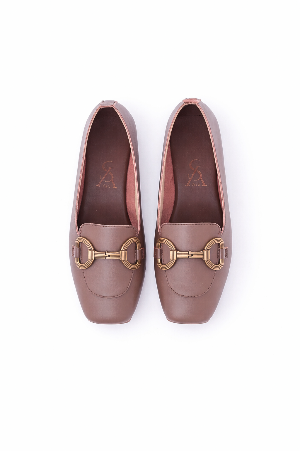 Metal Link strap detail Ballerinas