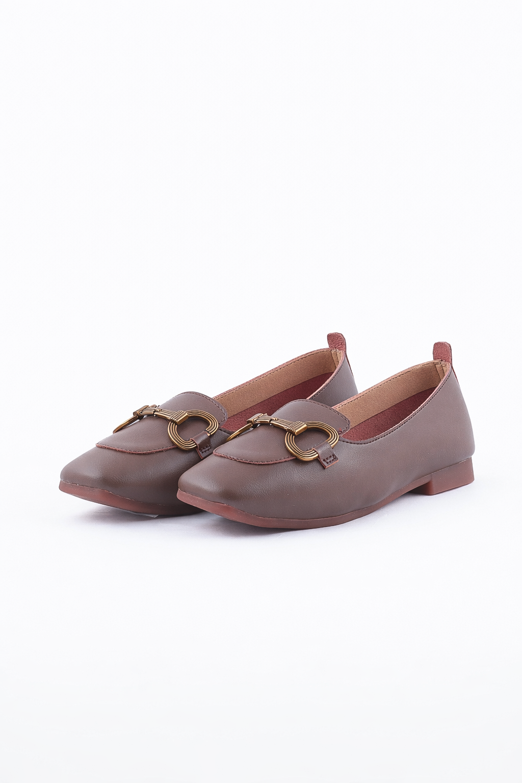 Metal Link strap detail Ballerinas