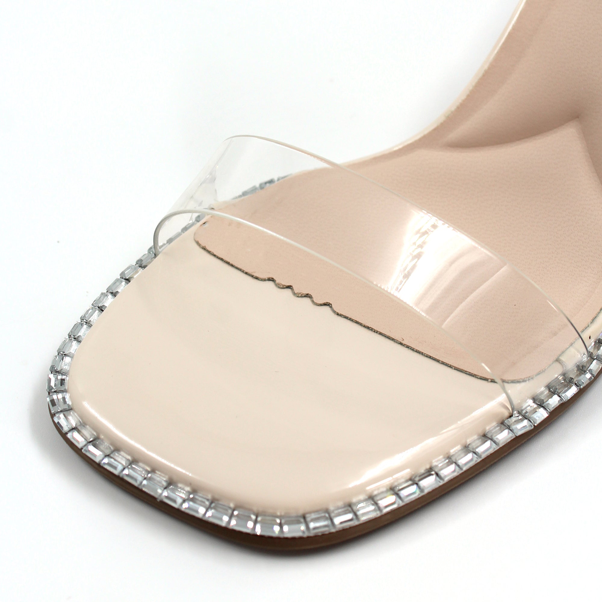 Vinyl Strap with Silver Detail Heels