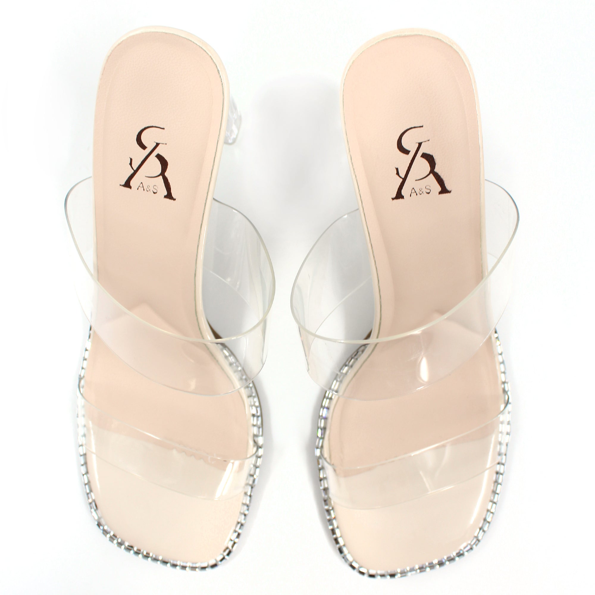 Vinyl Strap with Silver Detail Heels