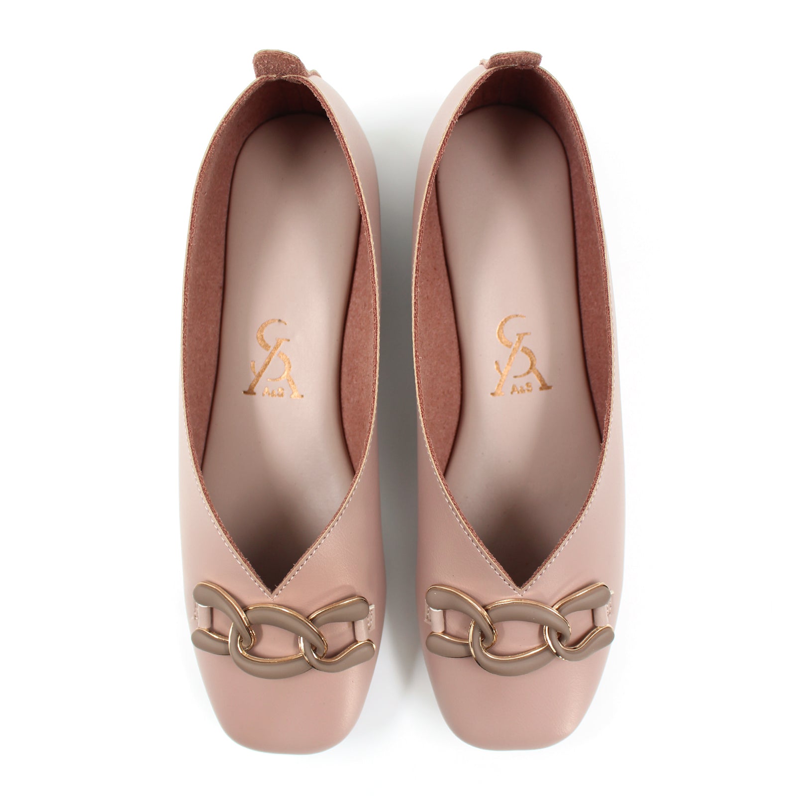 Chunky Chain Detail Loafers