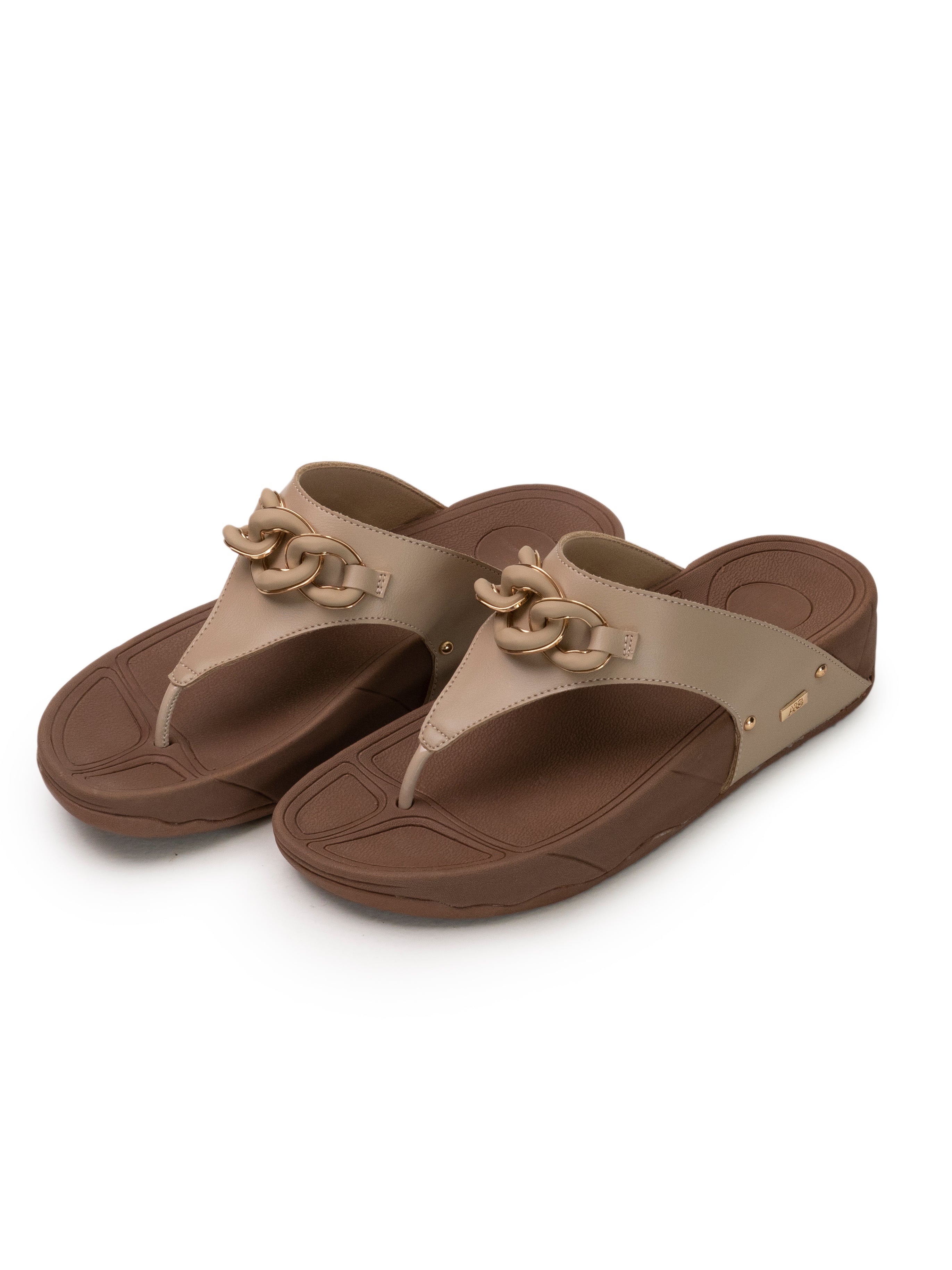 Chain Detail Flip Flops