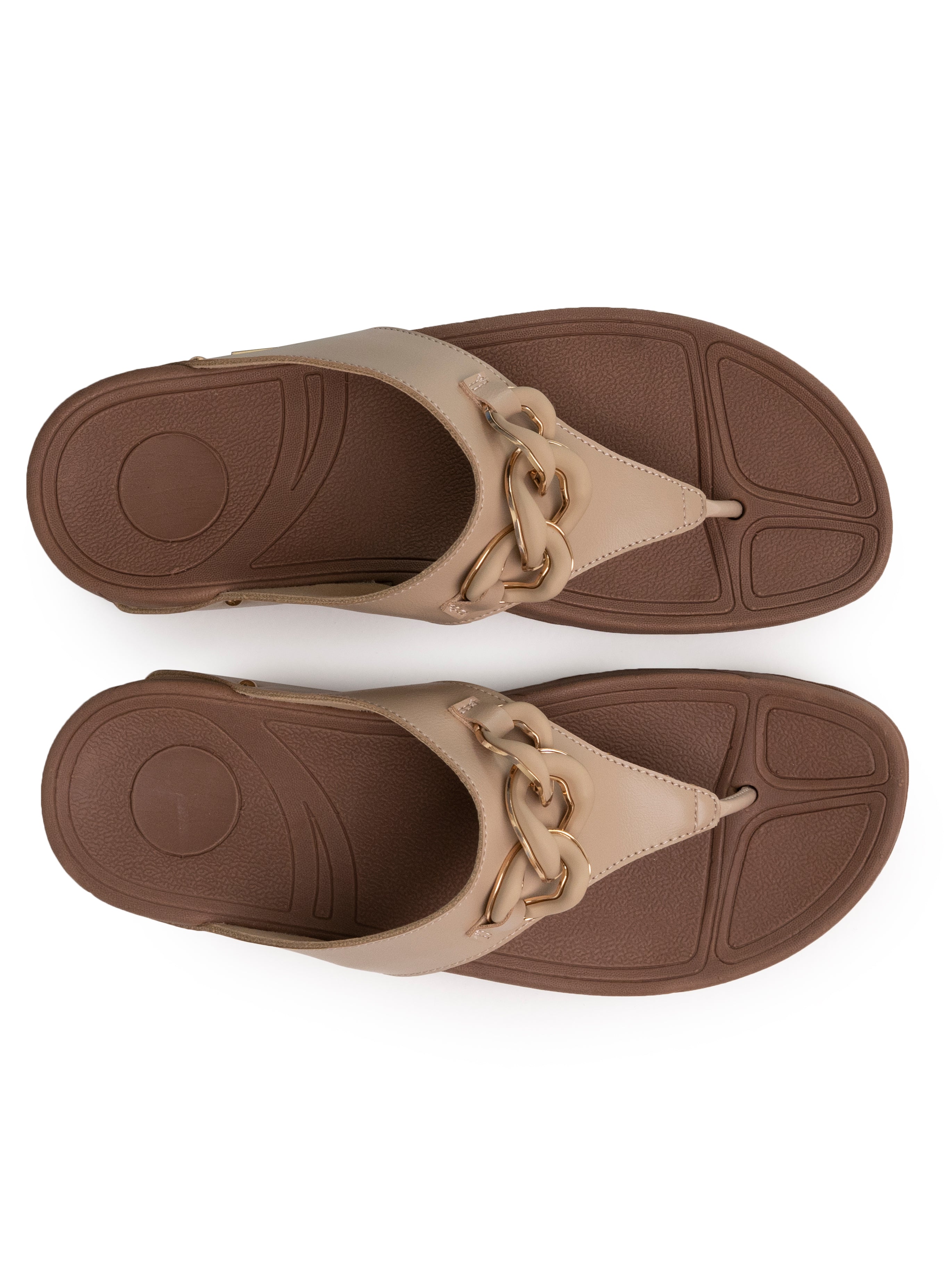 Chain Detail Flip Flops