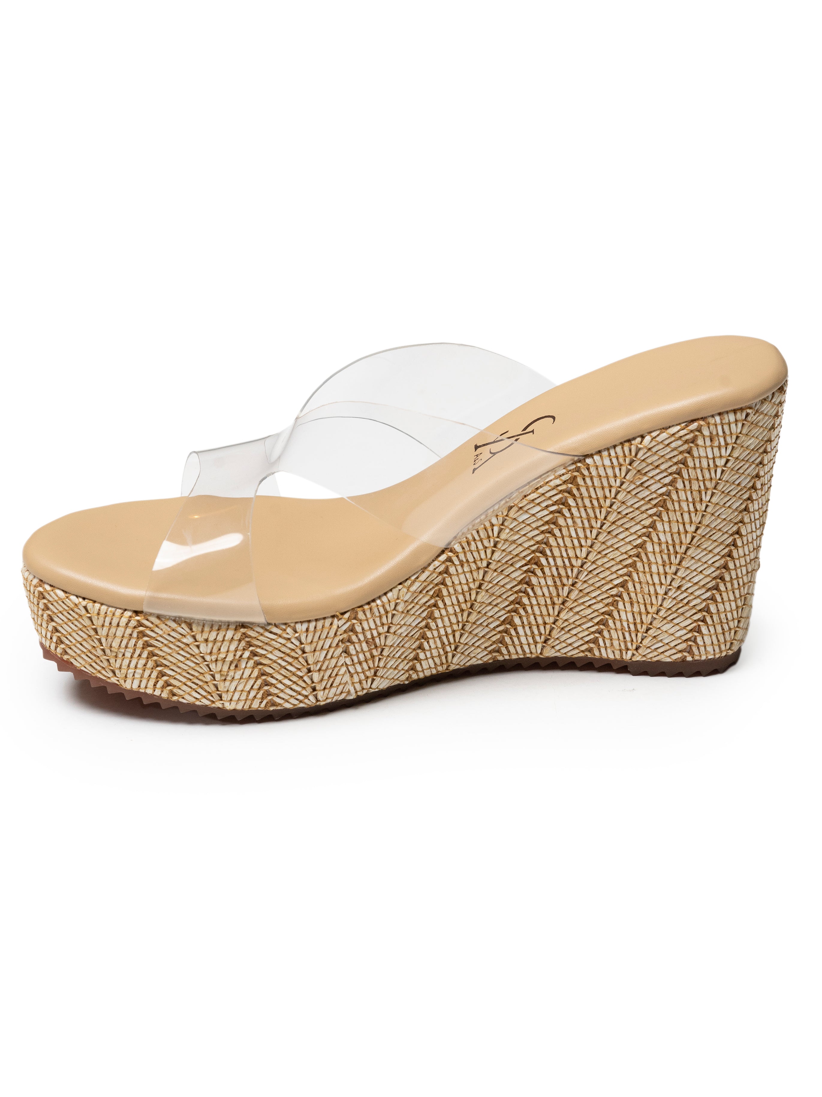 Cutout Transparent High Wedges