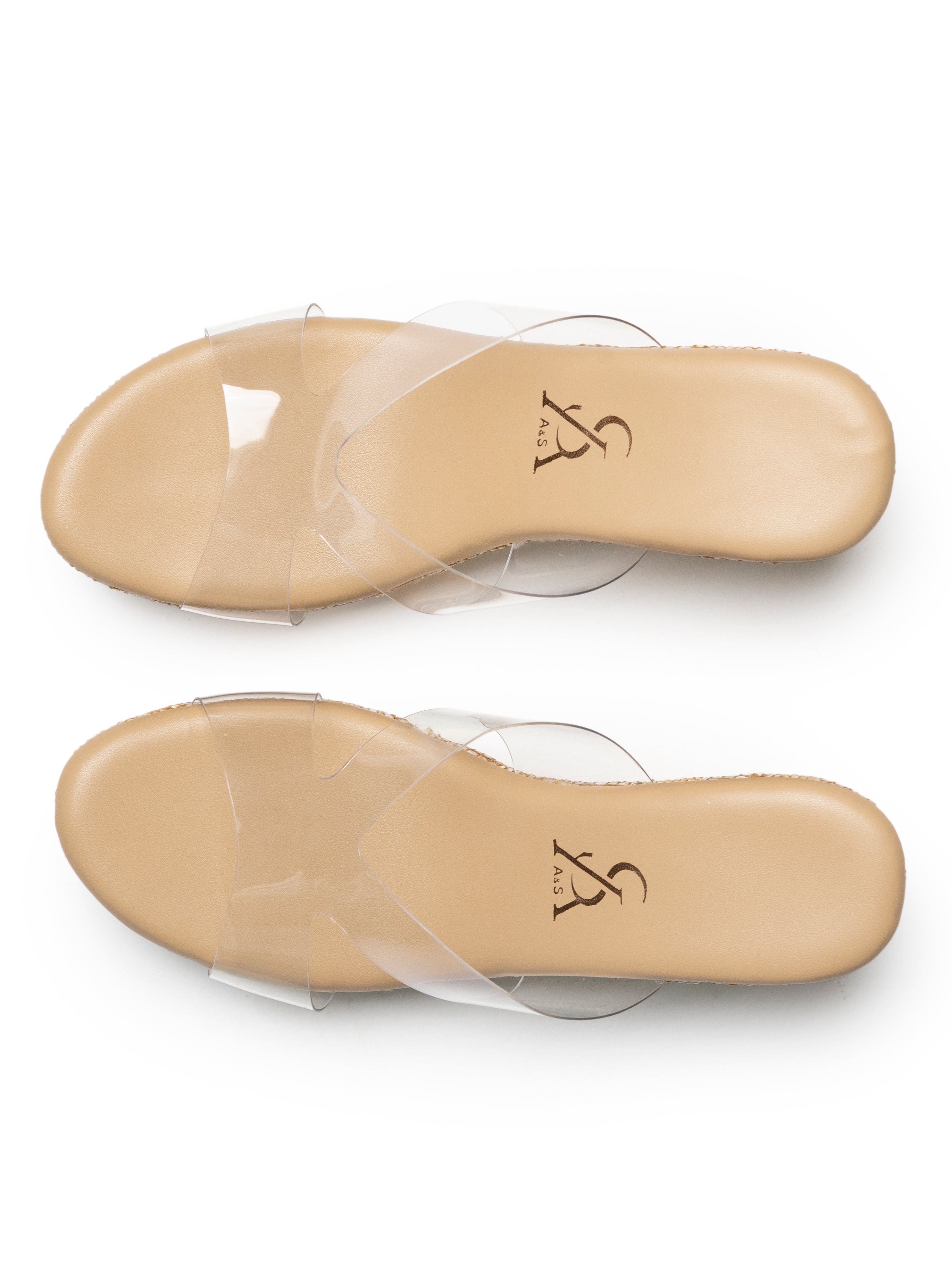 Cutout Transparent High Wedges