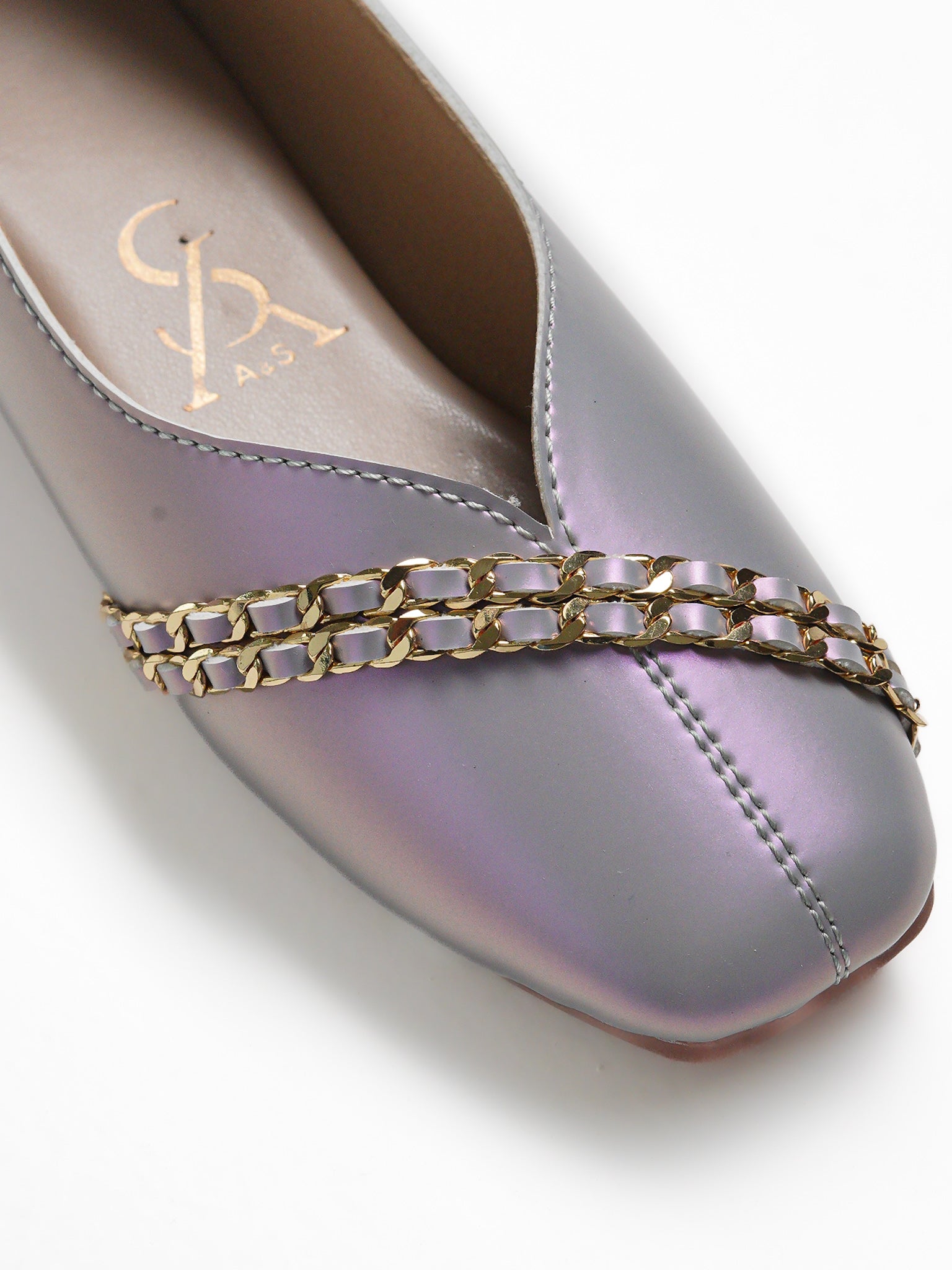 CHAIN DETAIL BALLERINAS
