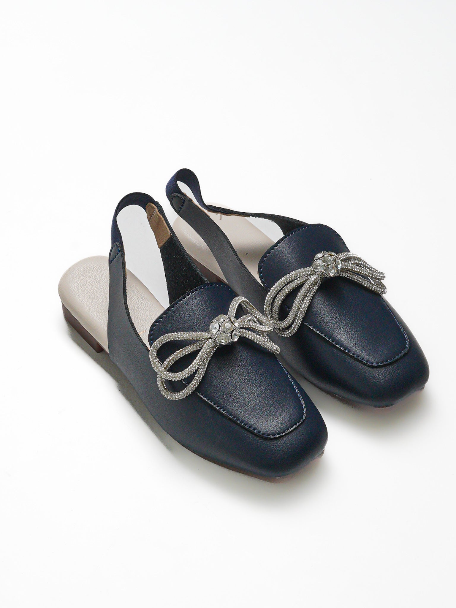 BOW DETAIL MULES
