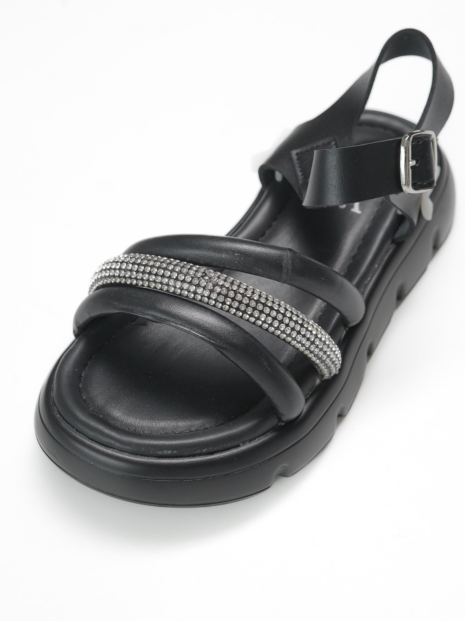Rhinestone Strap Sandals