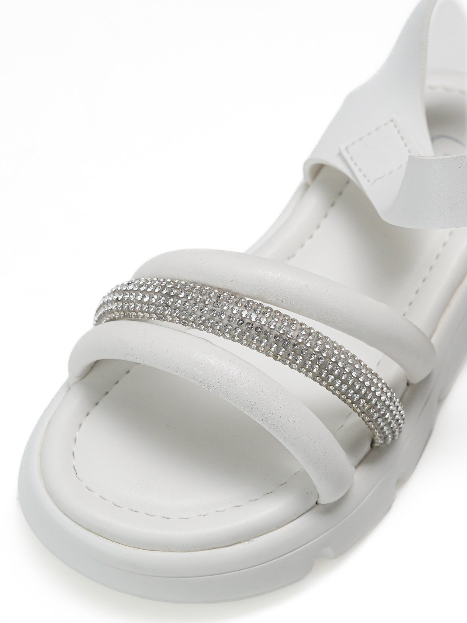 Rhinestone Strap Sandals