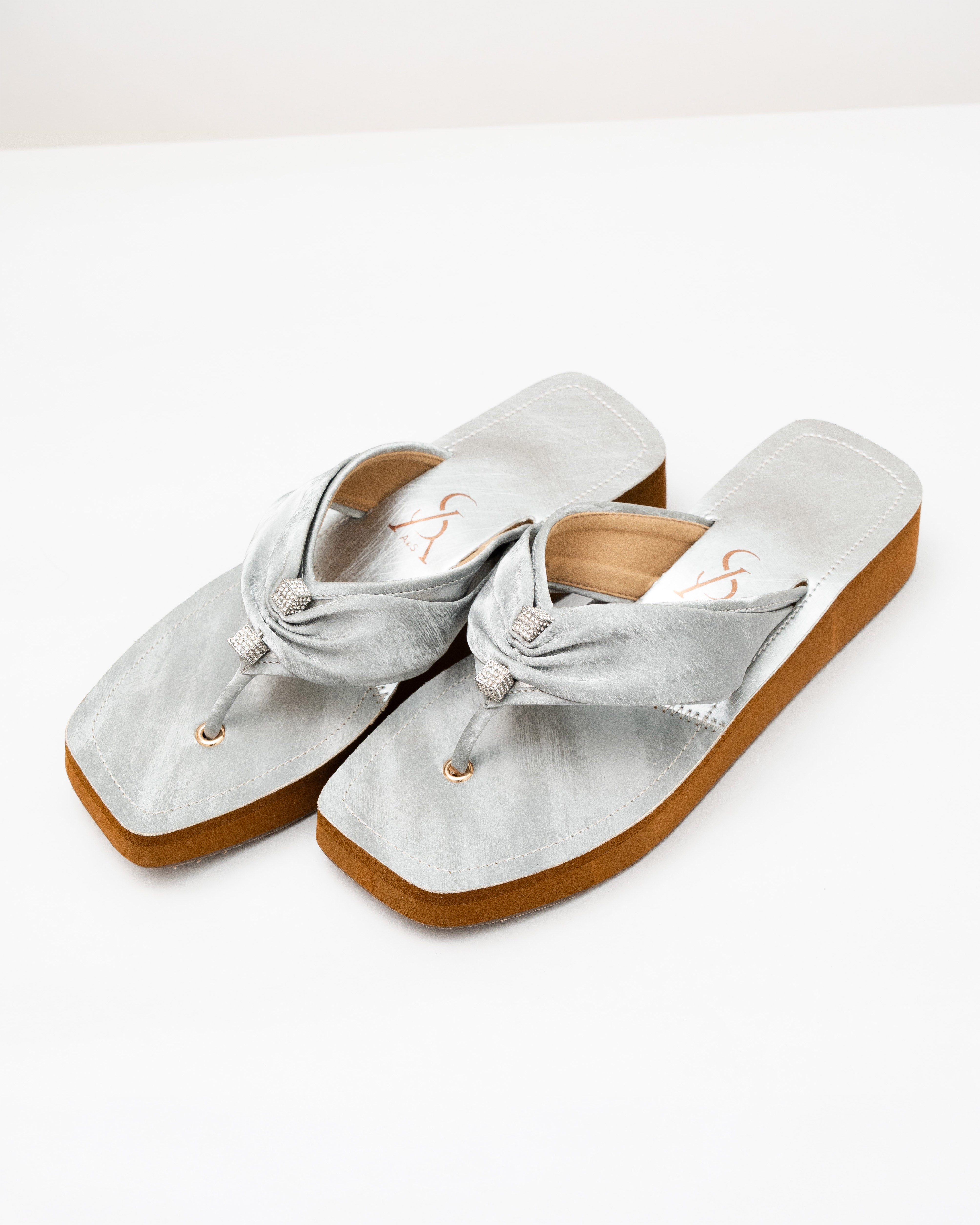 Embellished Cinch Detail Wedges