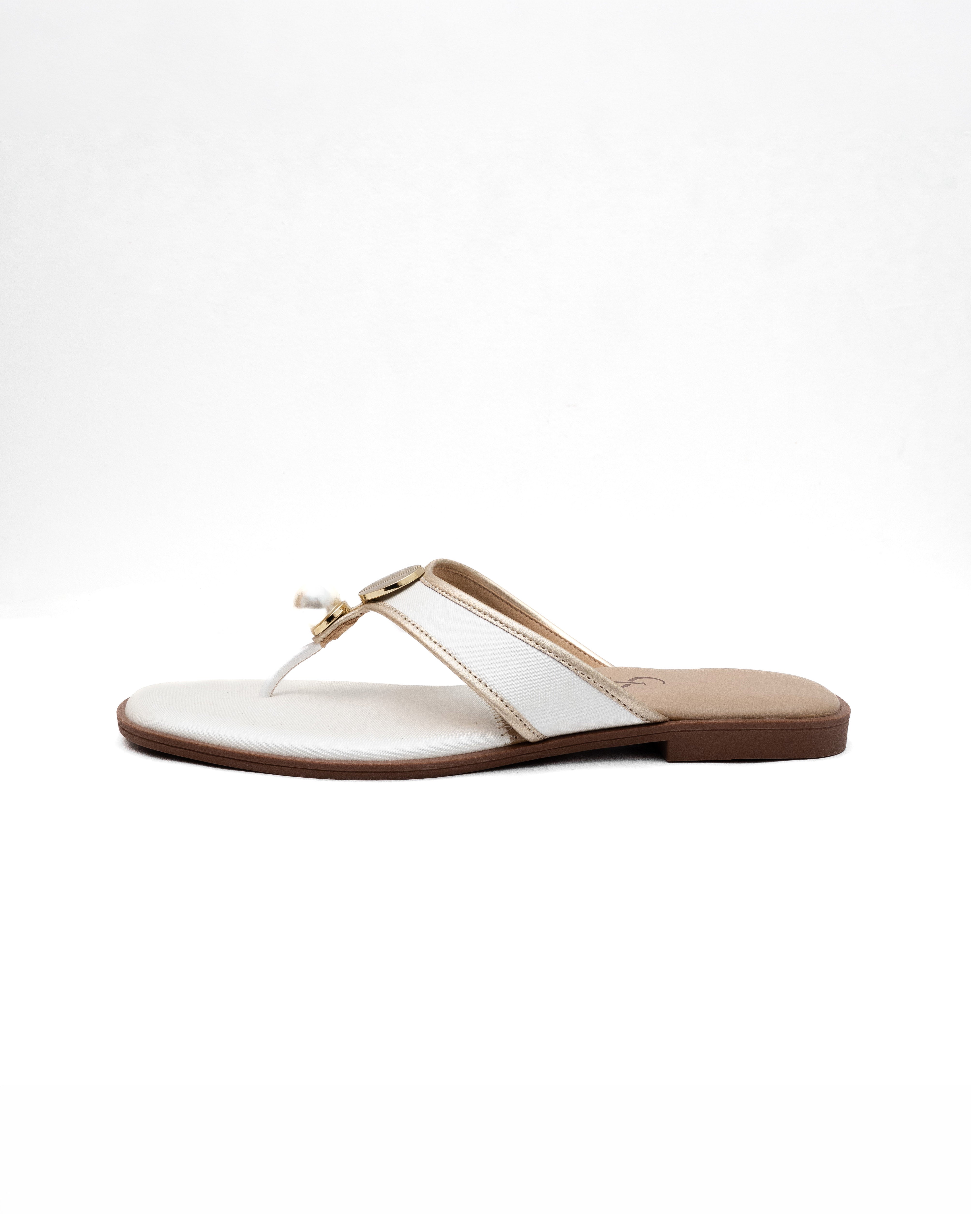 Pearl Strap Detail Flip Flop