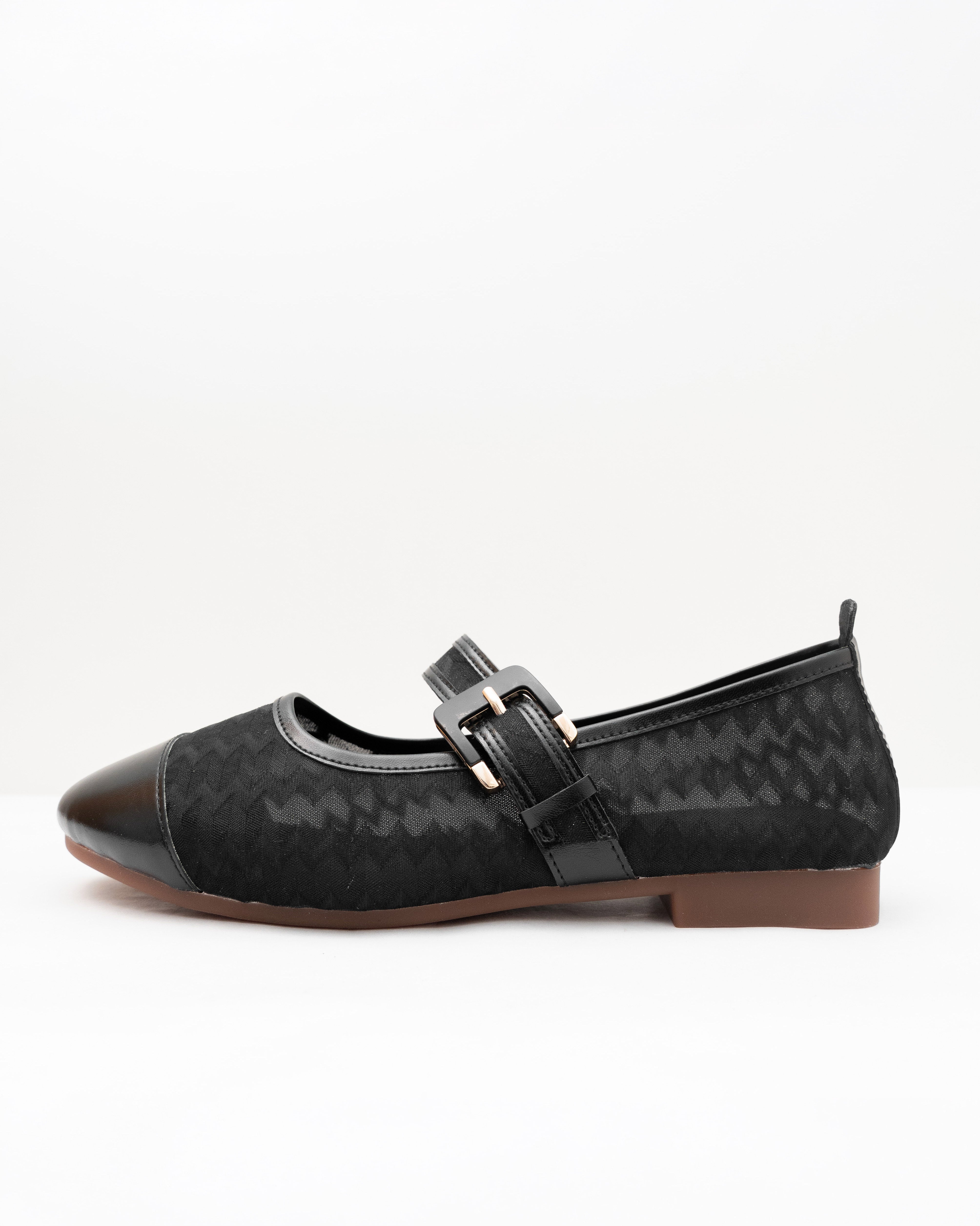 Mesh Detail Ballerina