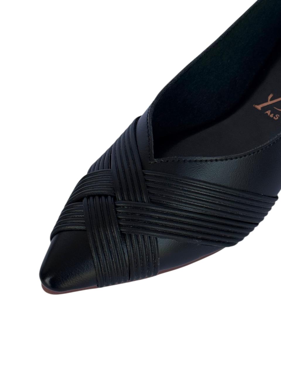 Braided Interwined Straps Ballerinas