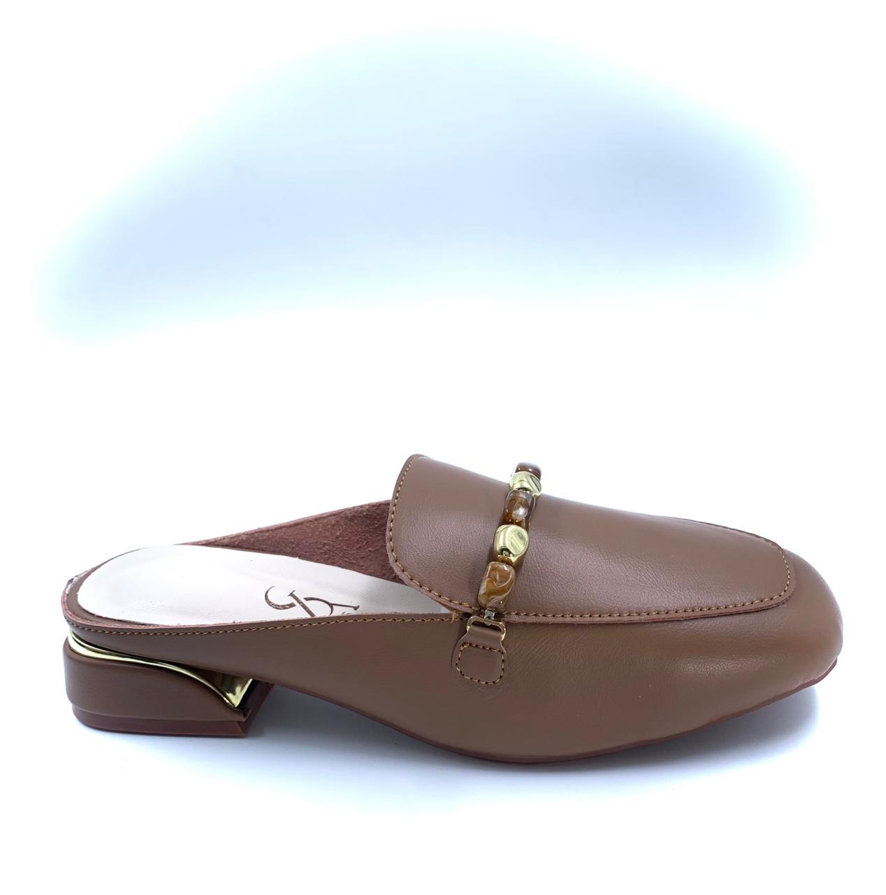 Stone Strap Detail Mules