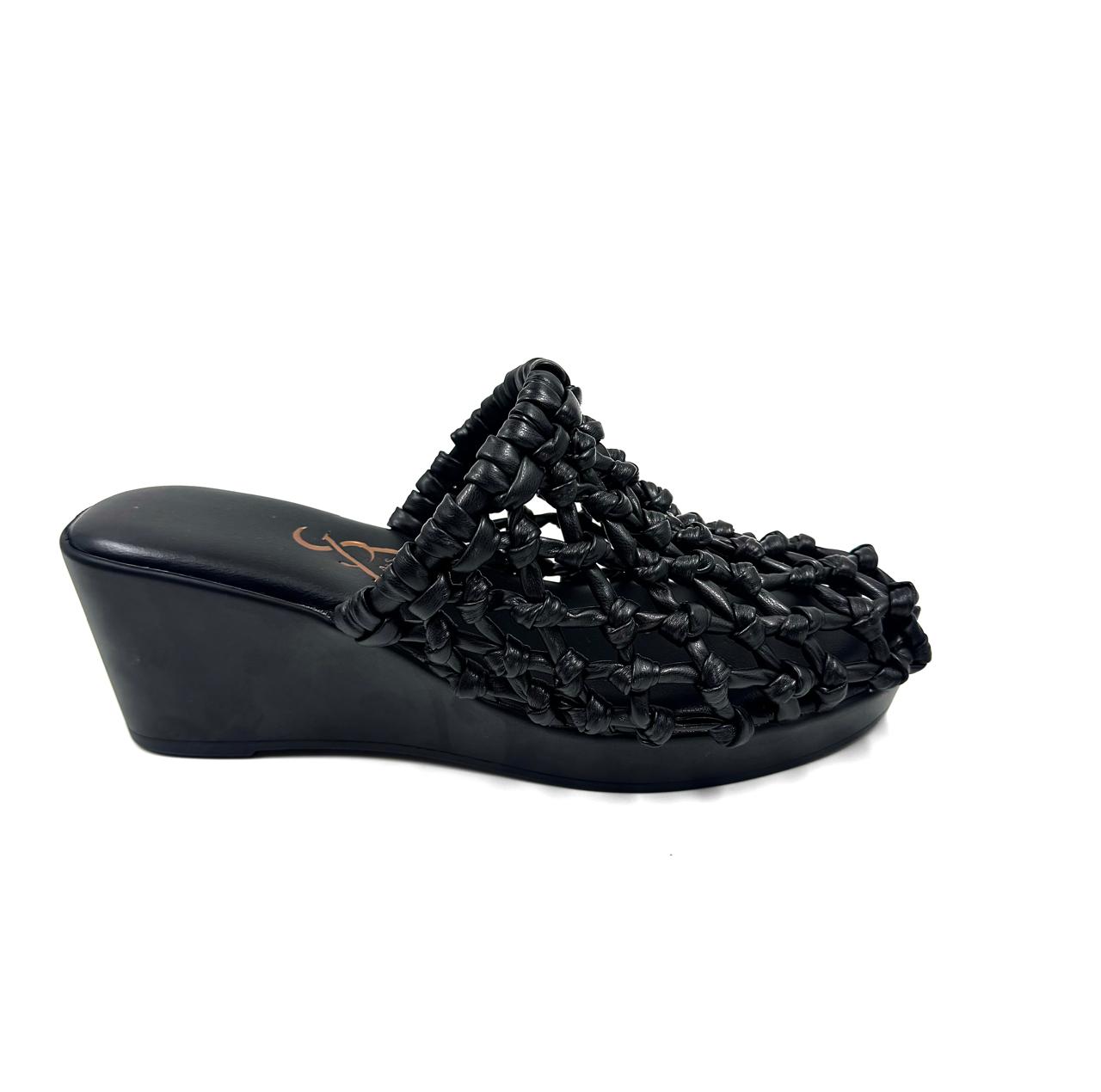 Interwoven high platform mules