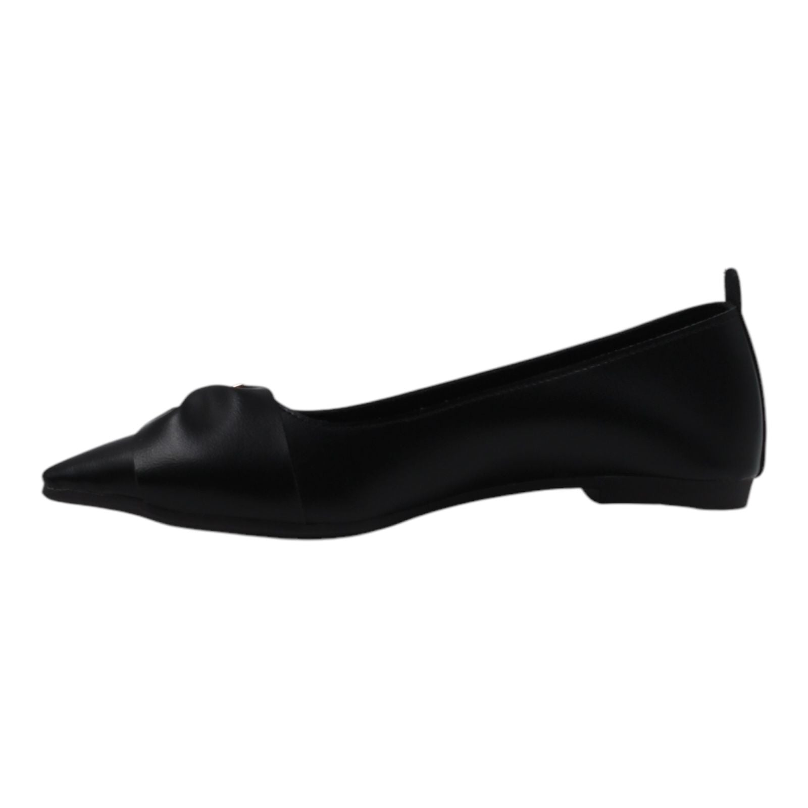 Studded pointed toe ballerinas