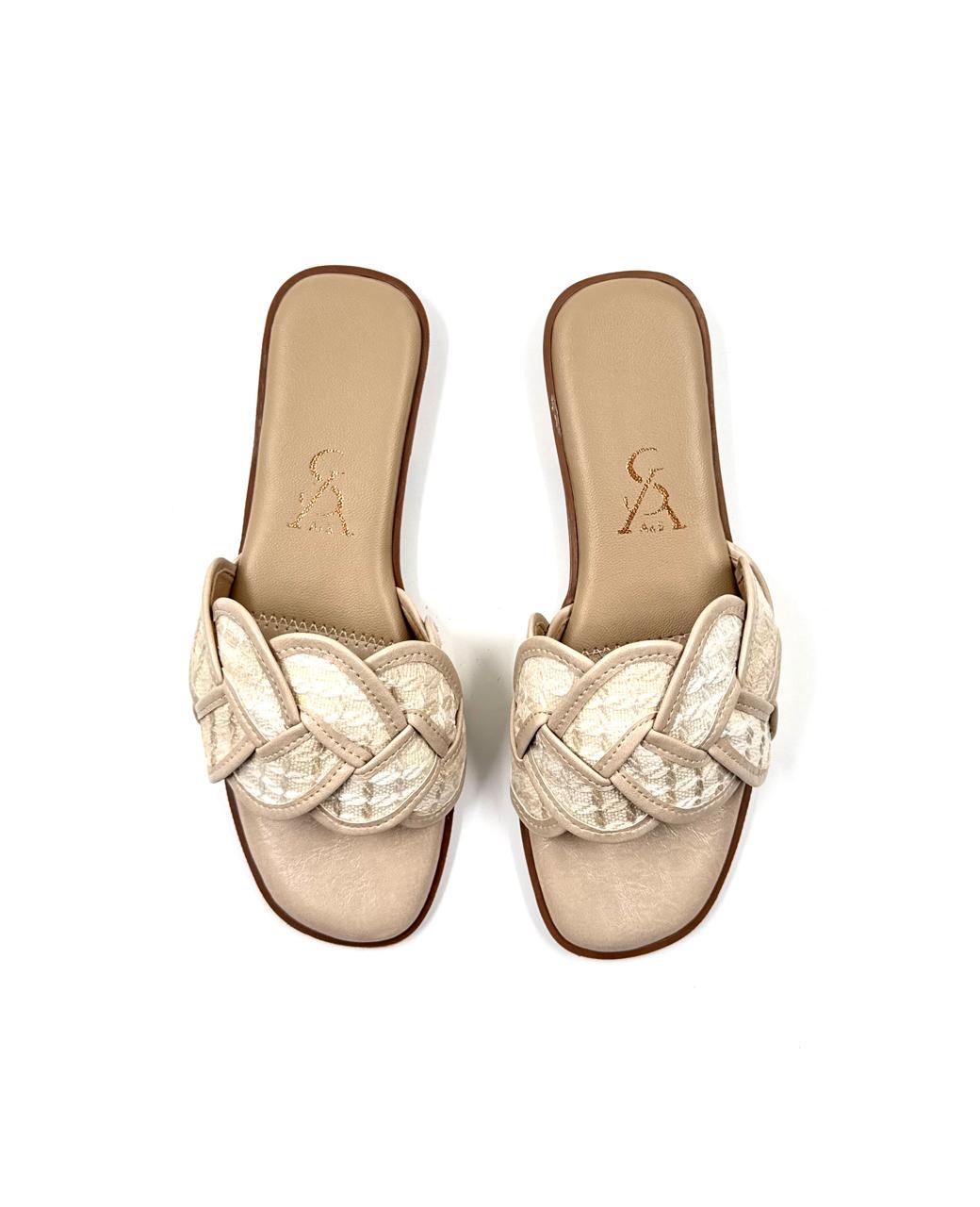 Braided Chunky Jute Detail Flip Flop