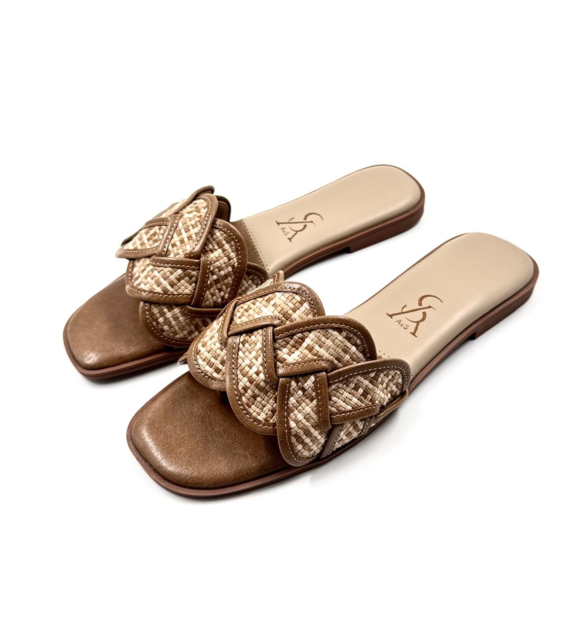 Braided Chunky Jute Detail Flip Flop