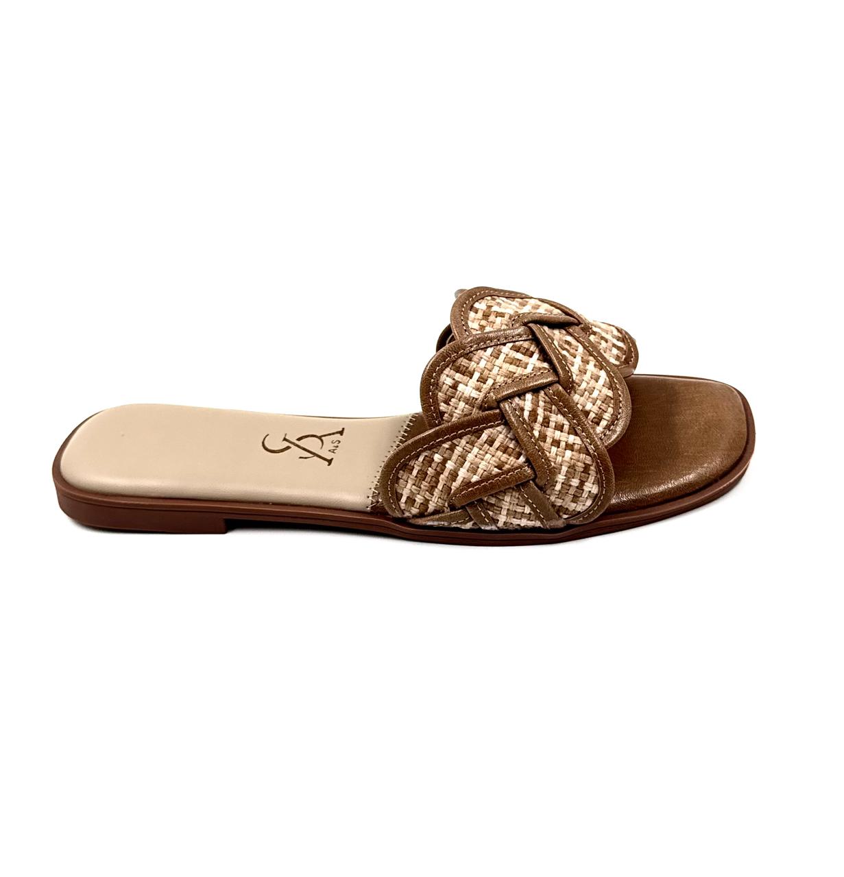 Braided Chunky Jute Detail Flip Flop