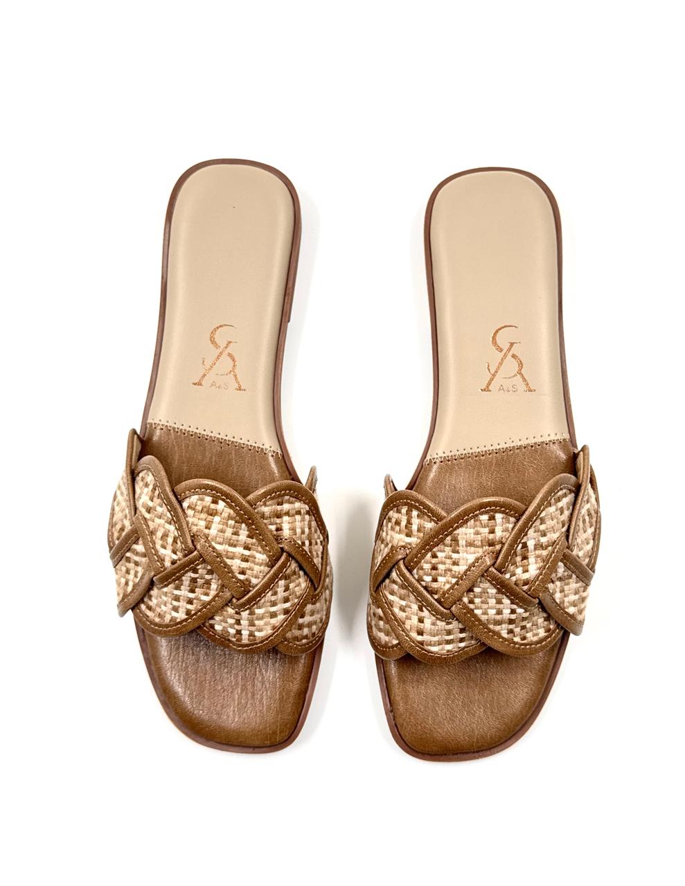 Braided Chunky Jute Detail Flip Flop