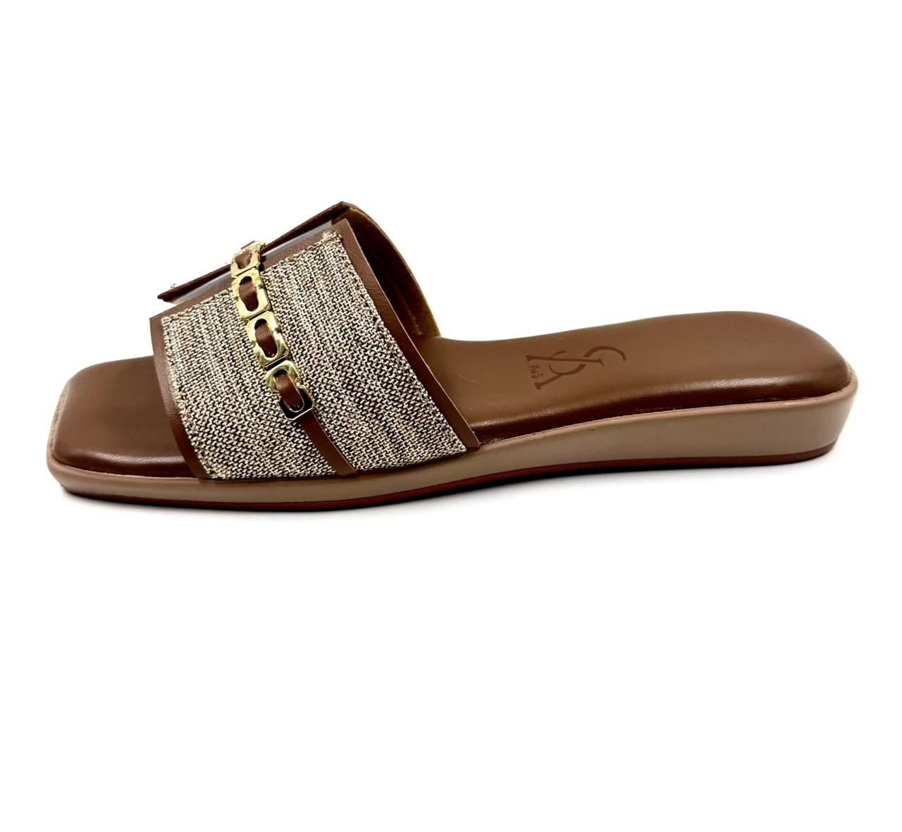 Jute Textured Flats