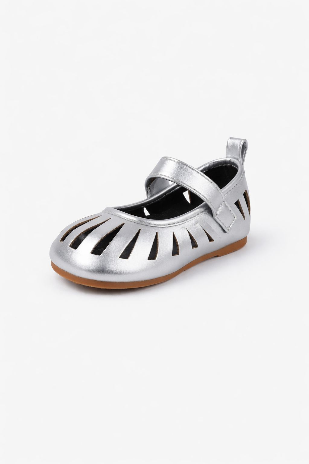 Cut-Out Strap Kids Ballerinas