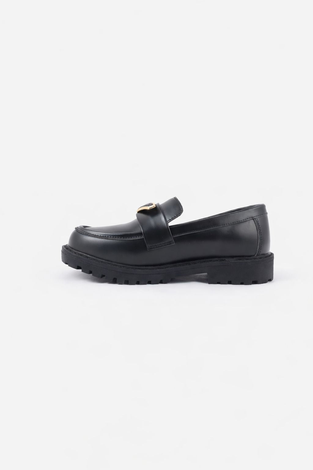 Metal Detail Kids Loafers