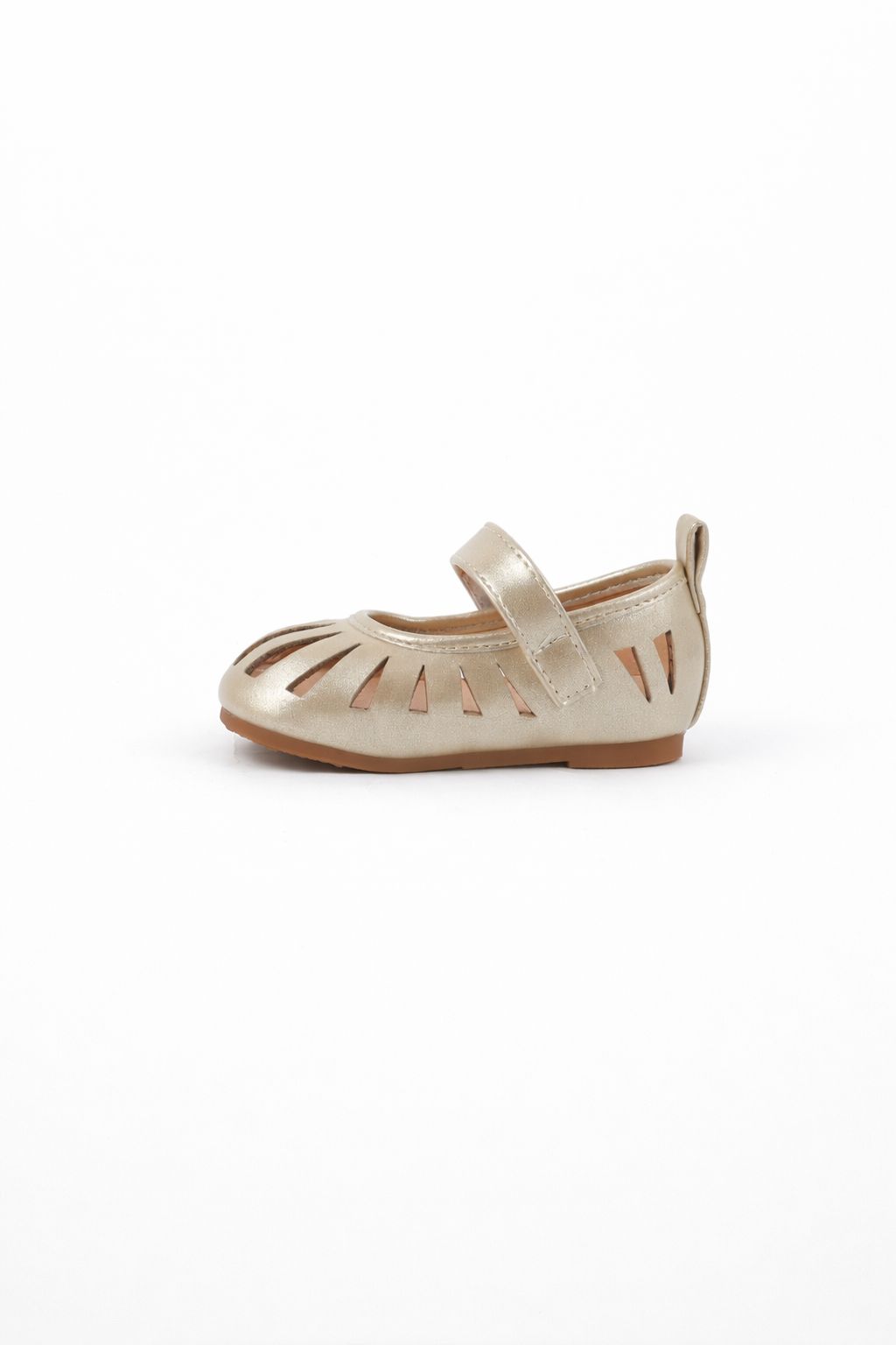 Cut-Out Strap Kids Ballerinas