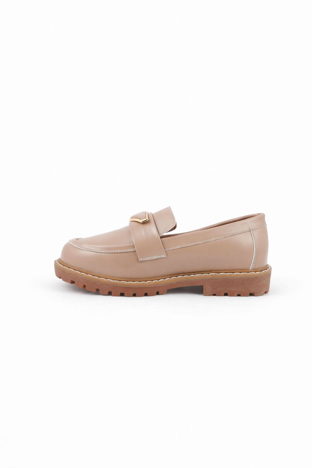 Metal Detail Kids Loafers
