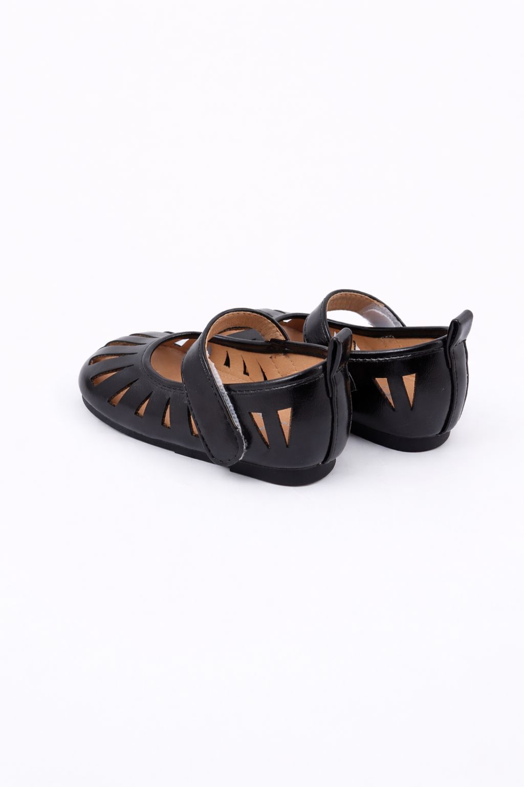 Cut-Out Strap Kids Ballerinas